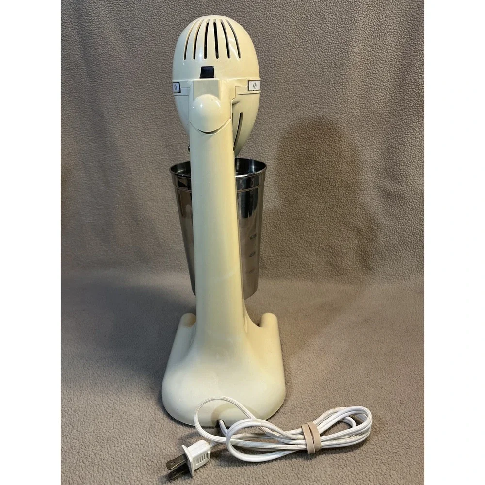Hamilton Beach DrinkMaster‎ Classic Milkshake Maker Cream 2 Speed Mixer with Cup
